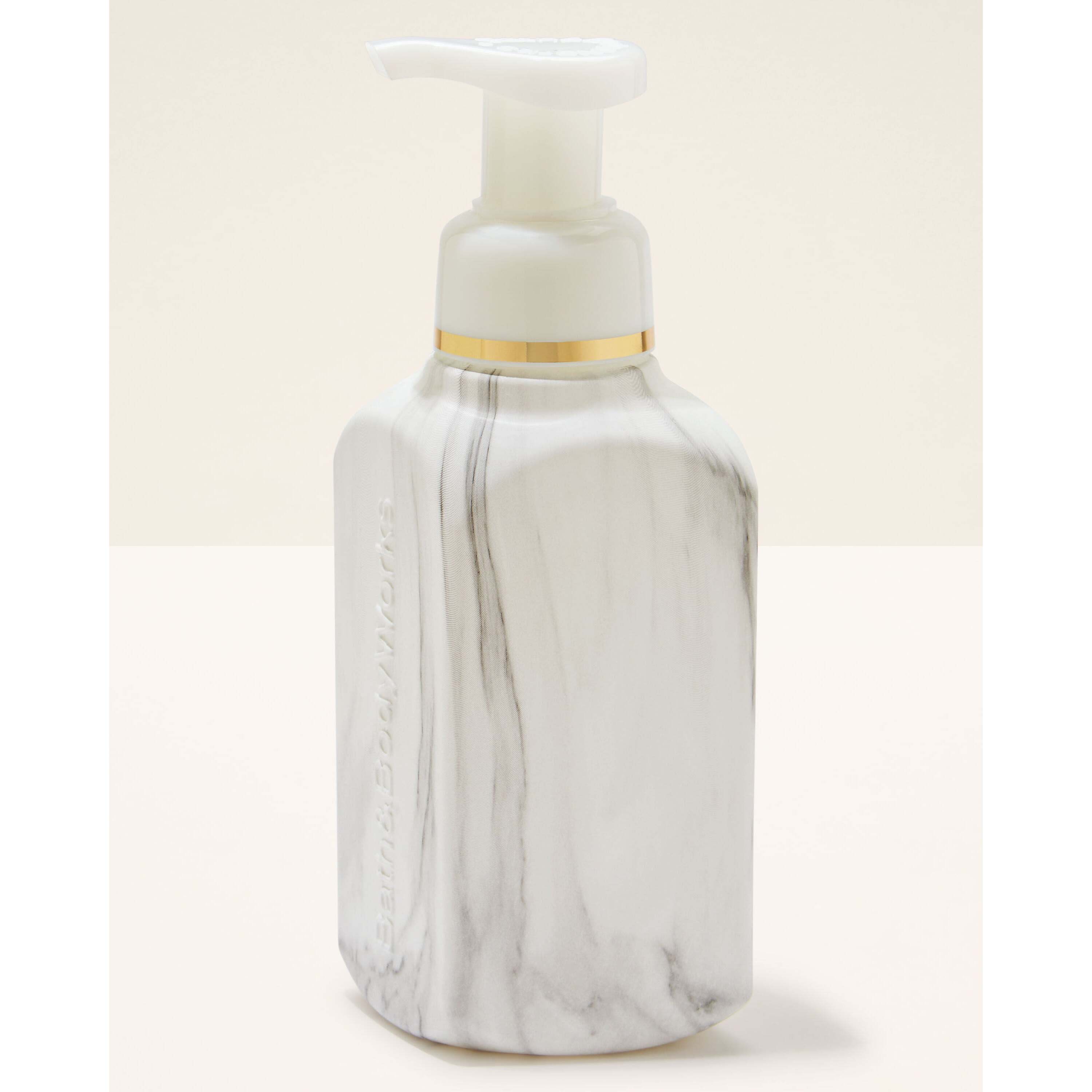 White Marble Gentle & Clean Foaming Hand Soap Dispenser