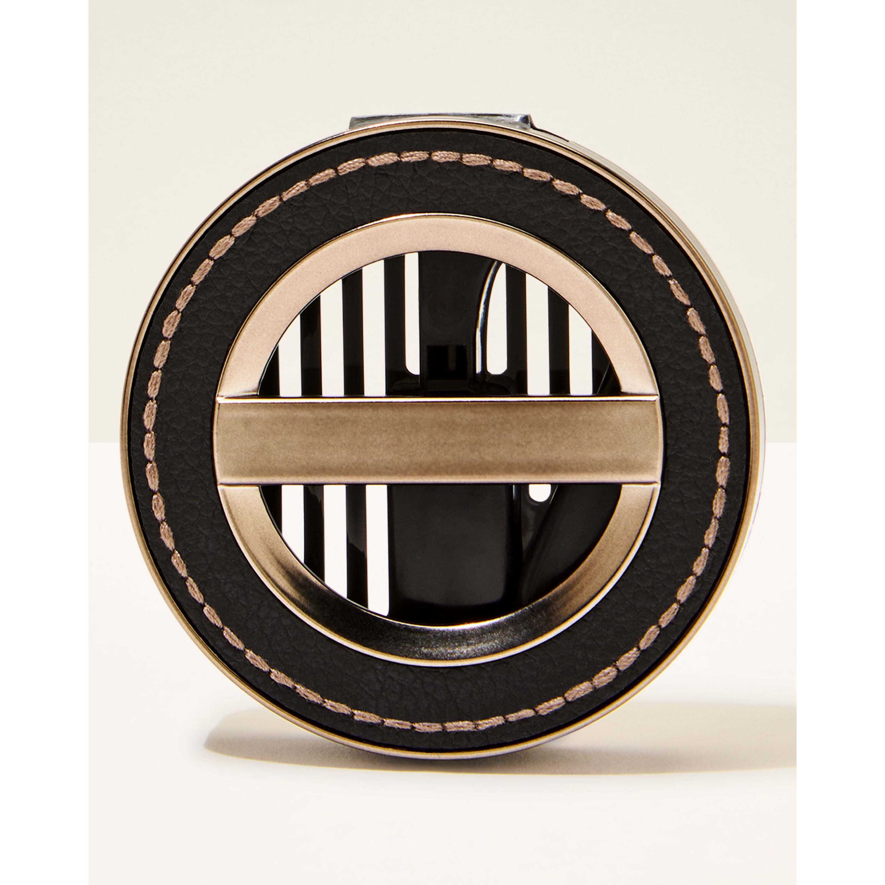 Leather Stitched Car Fragrance Holder
