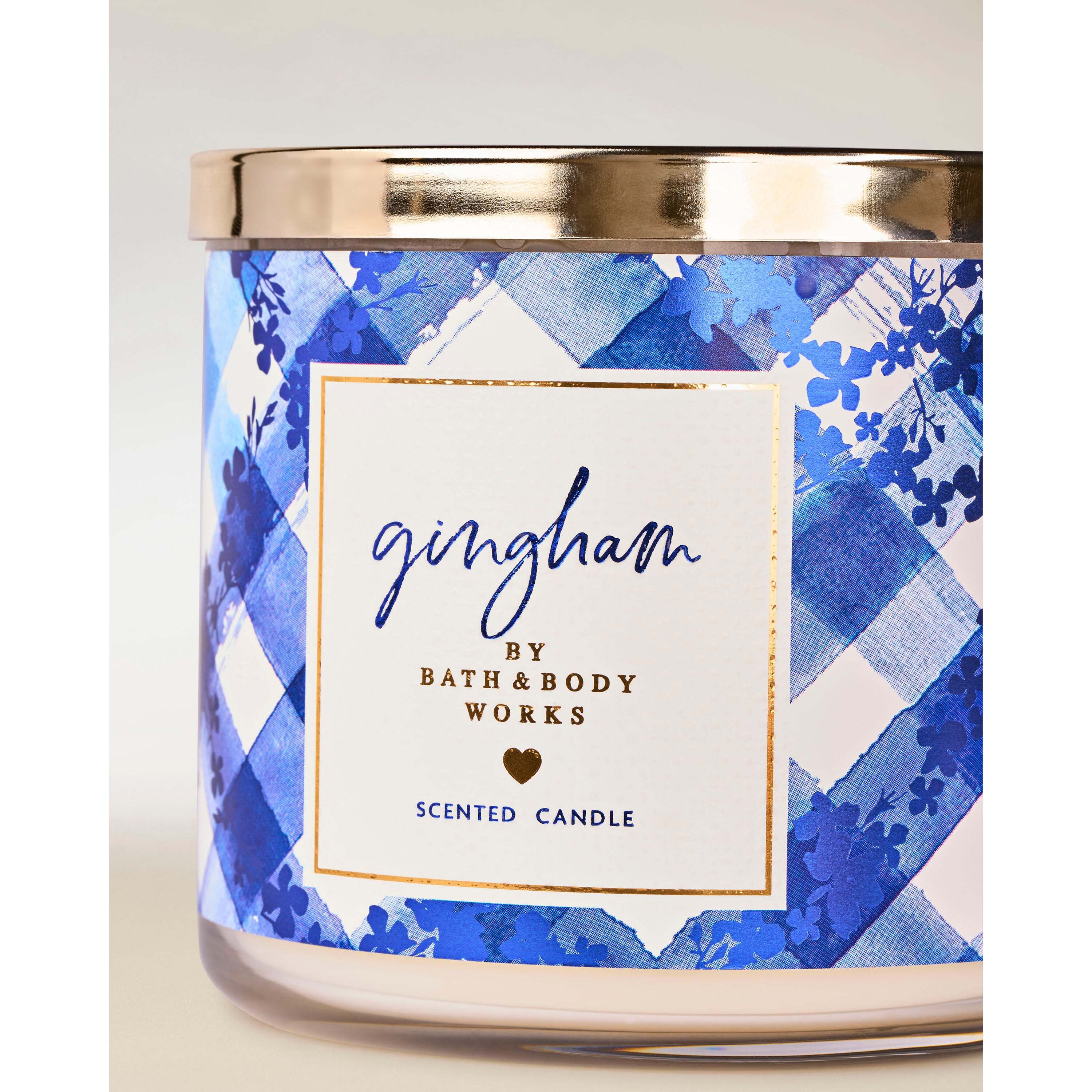 Gingham 3-Wick Candle - Image 2