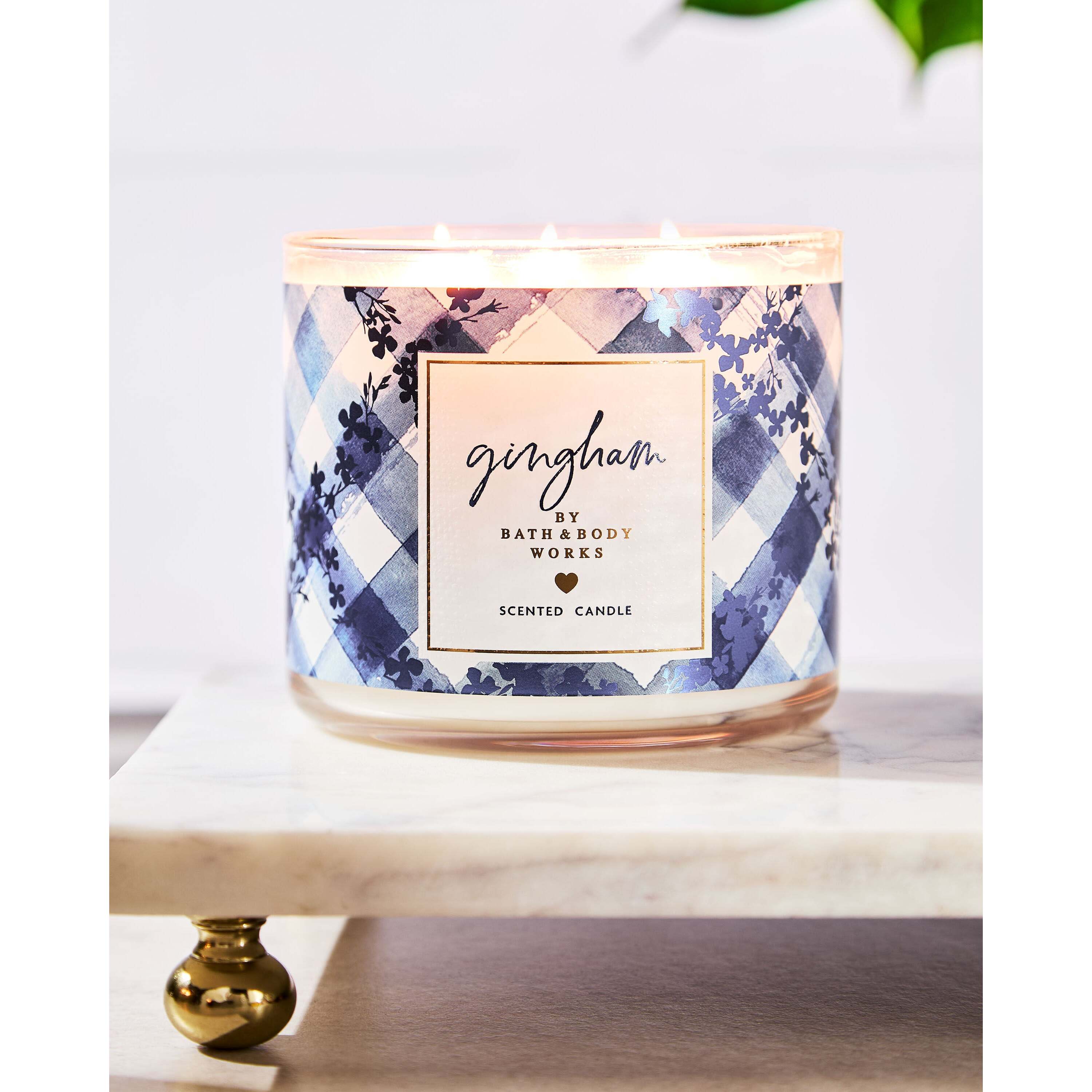 Gingham 3-Wick Candle - Image 6