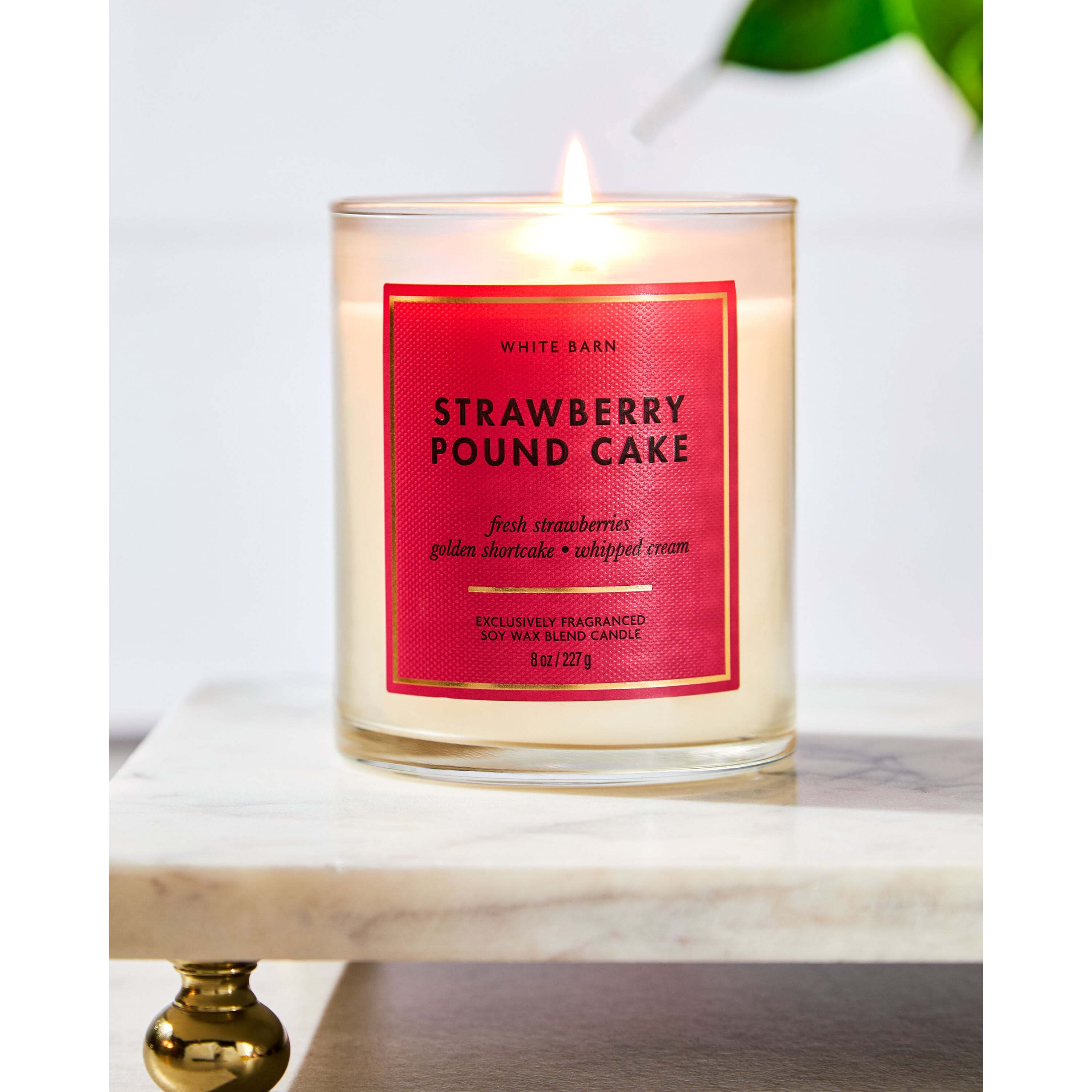 Strawberry Pound Cake Single Wick Candle - Image 6