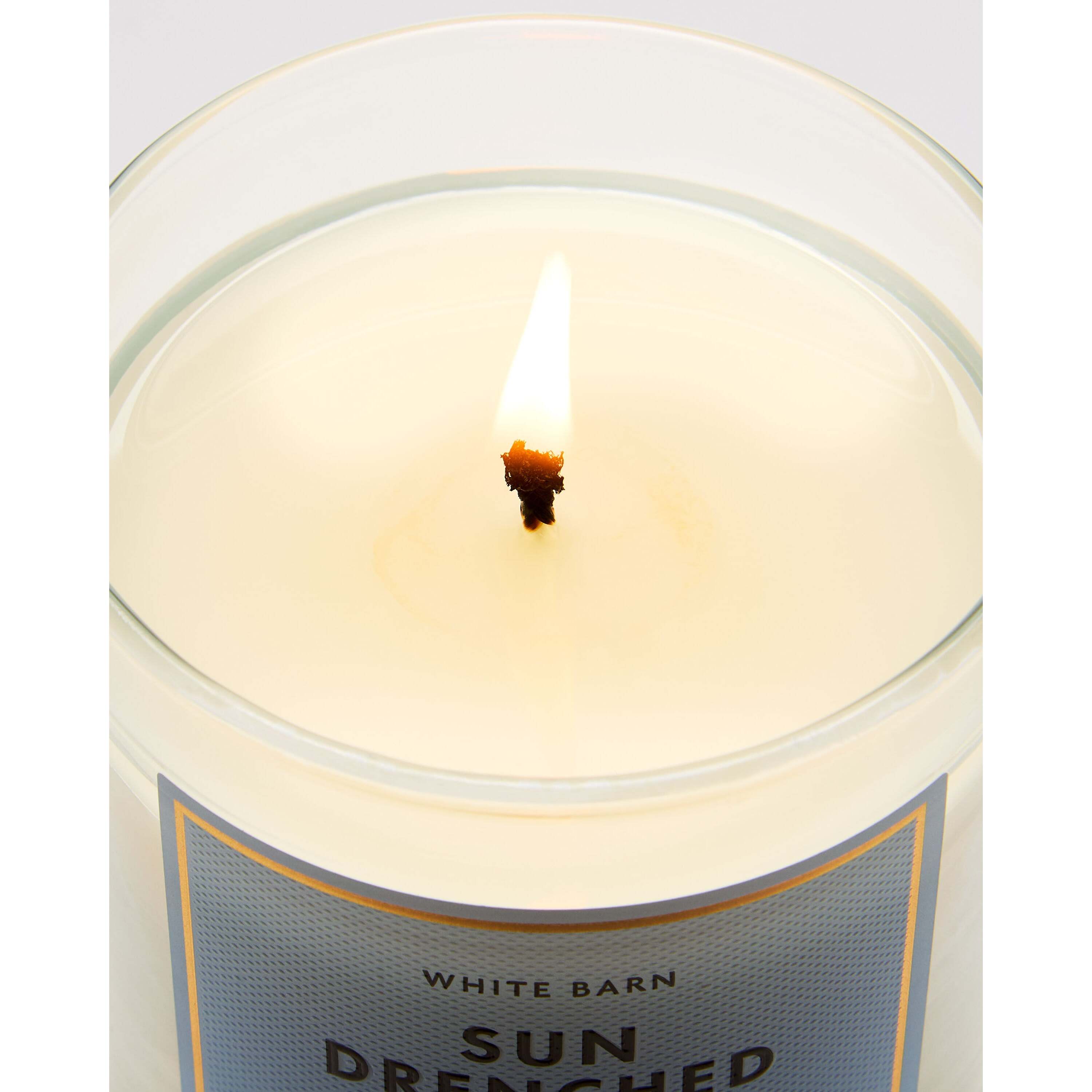 Sun Drenched Linen Single Wick Candle - Image 4