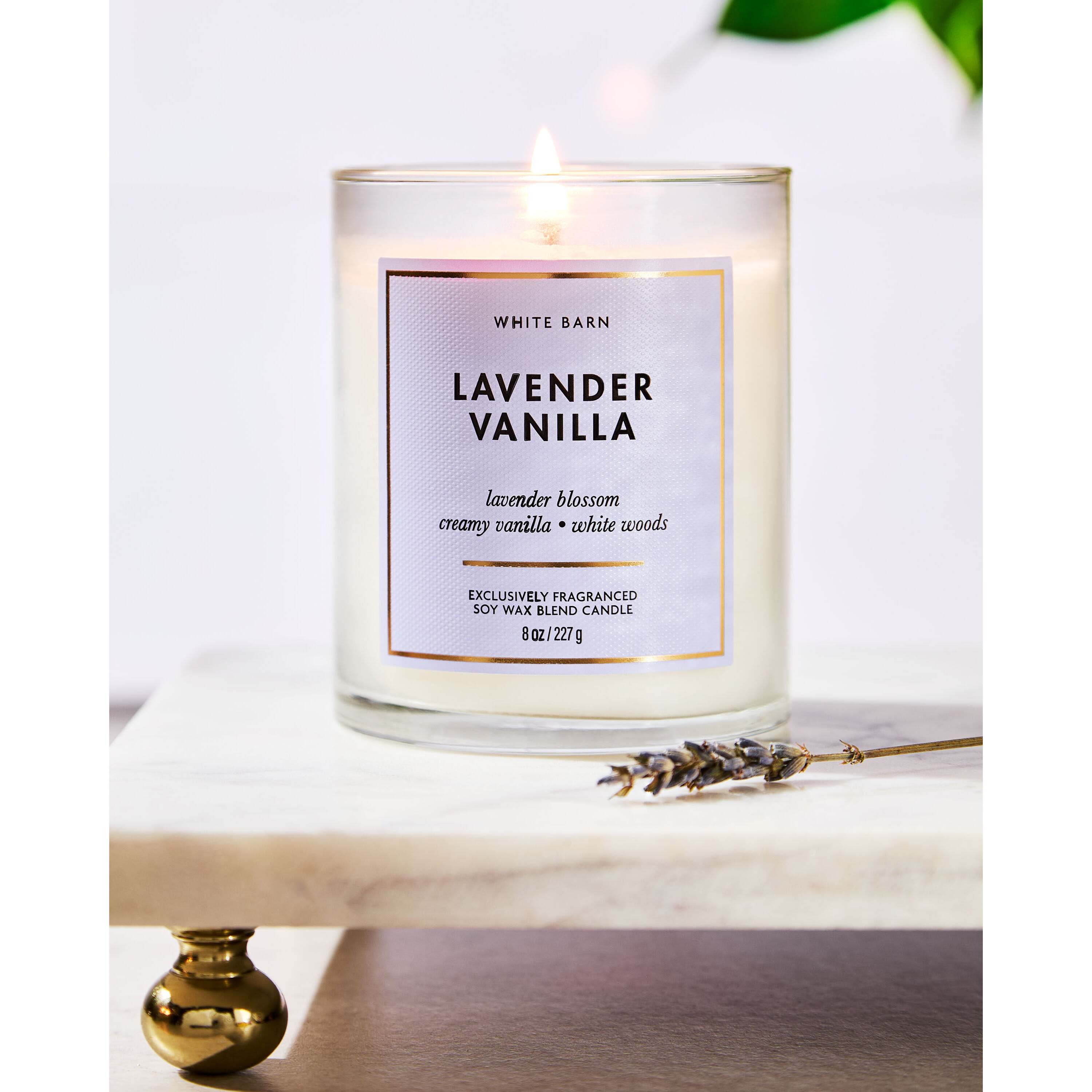 Lavender Vanilla Single Wick Candle - Image 6