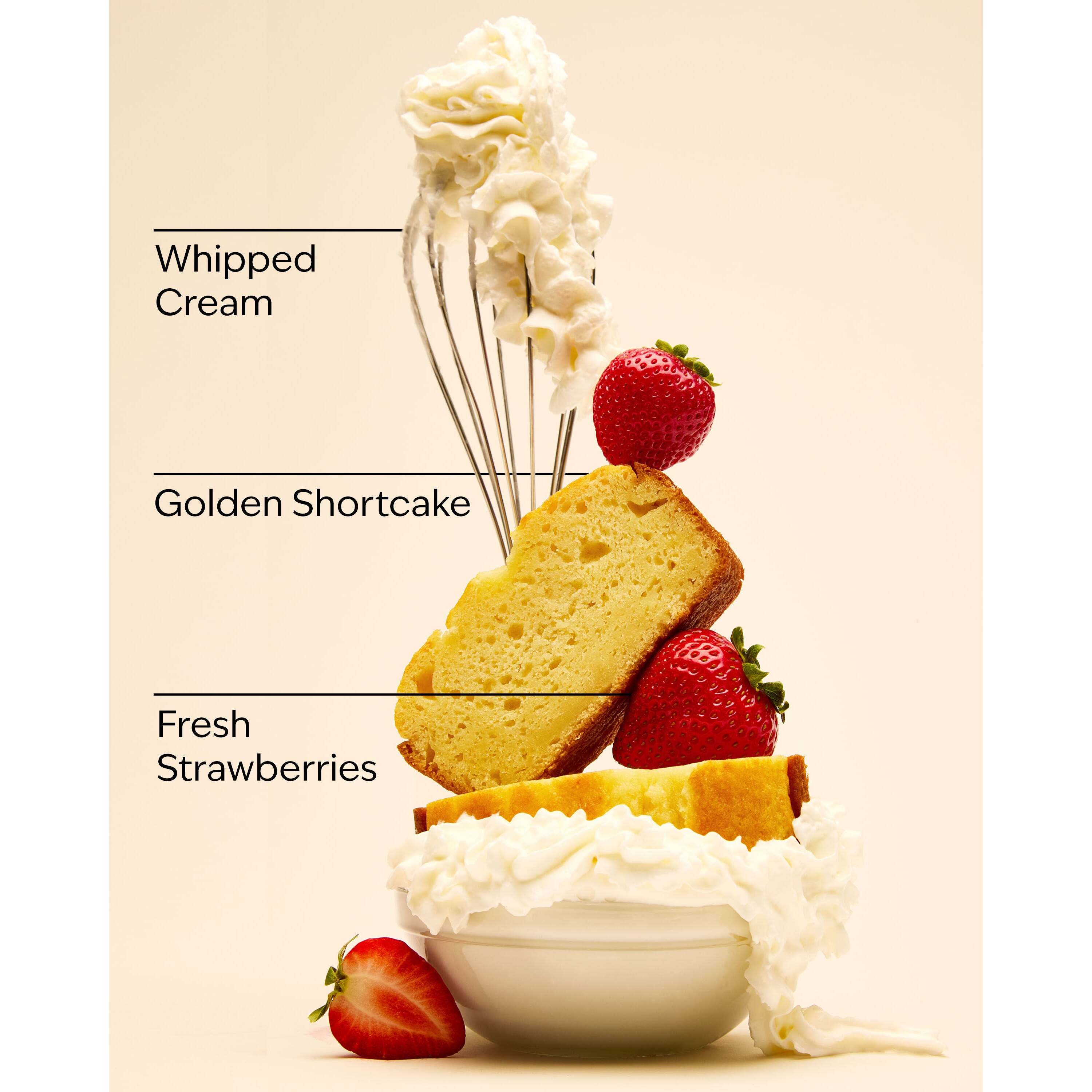 Strawberry Pound Cake 3-Wick Candle - Image 3