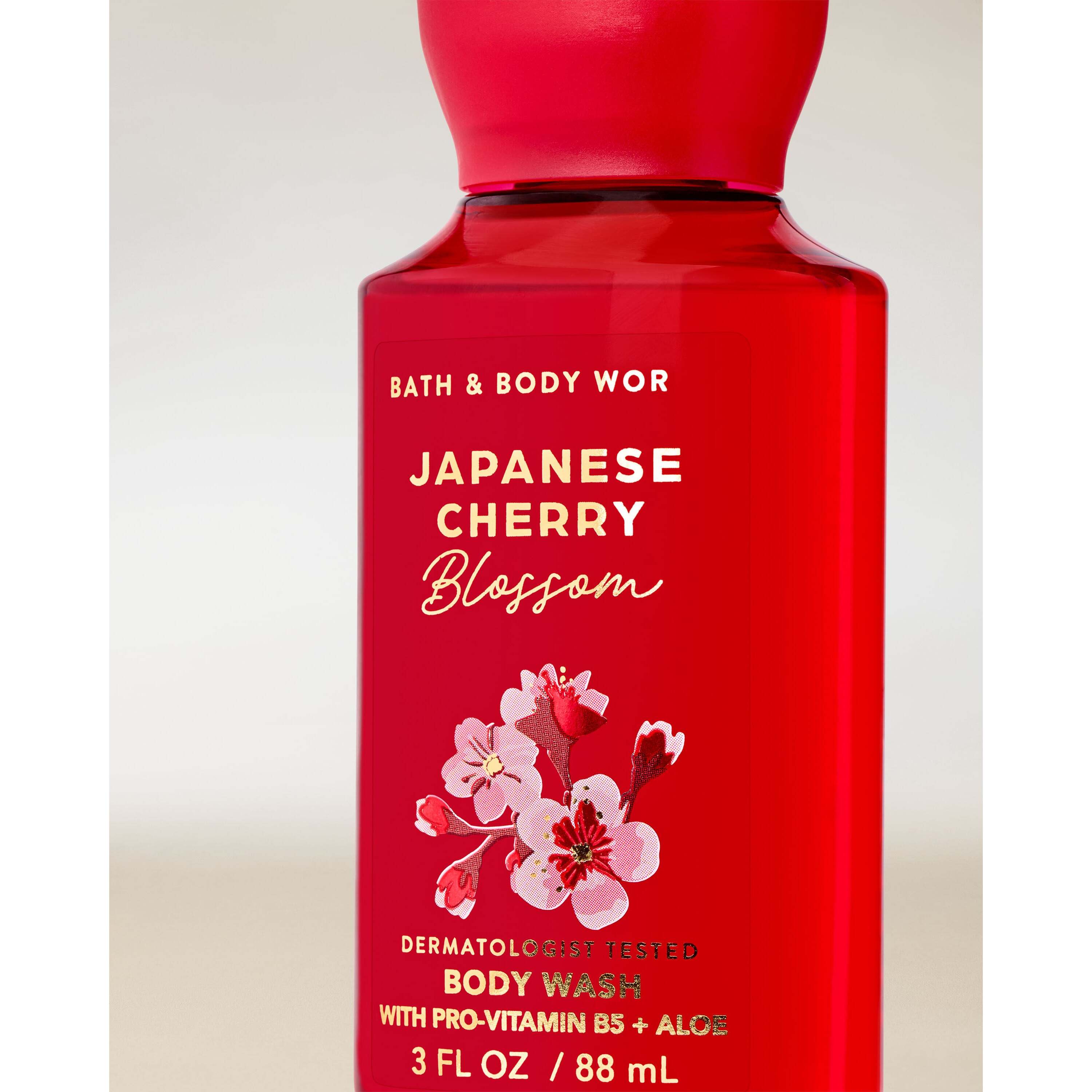 Japanese Cherry Blossom Travel Size Body Wash - Image 2