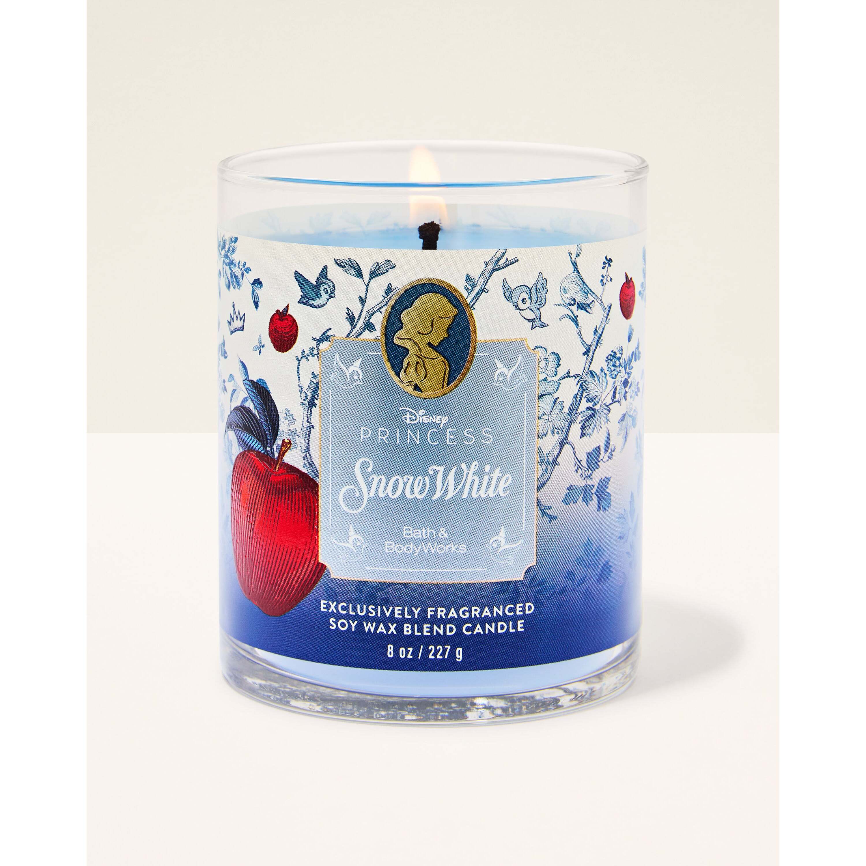Snow White Single Wick Candle