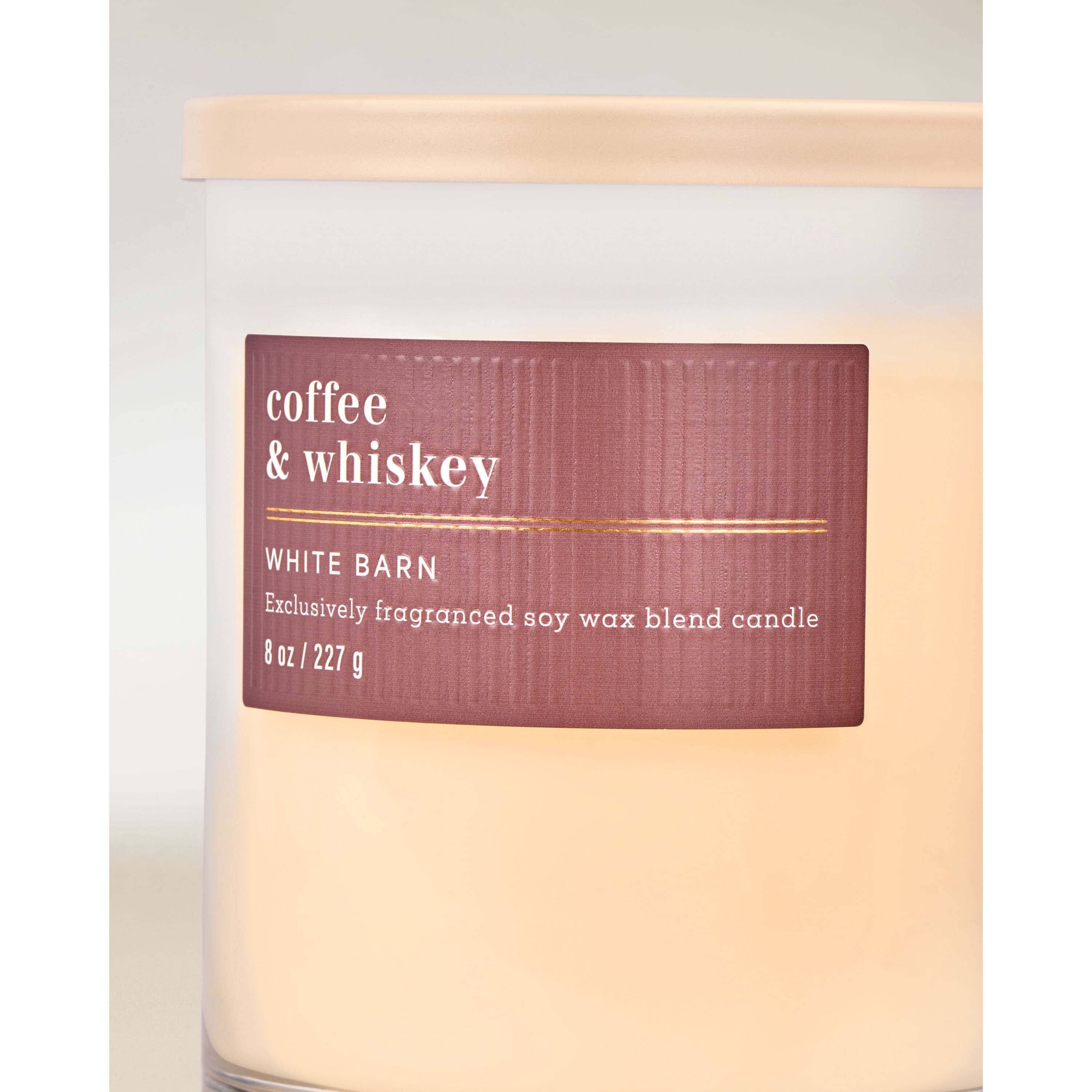 Coffee & Whiskey Single Wick Candle - Image 2