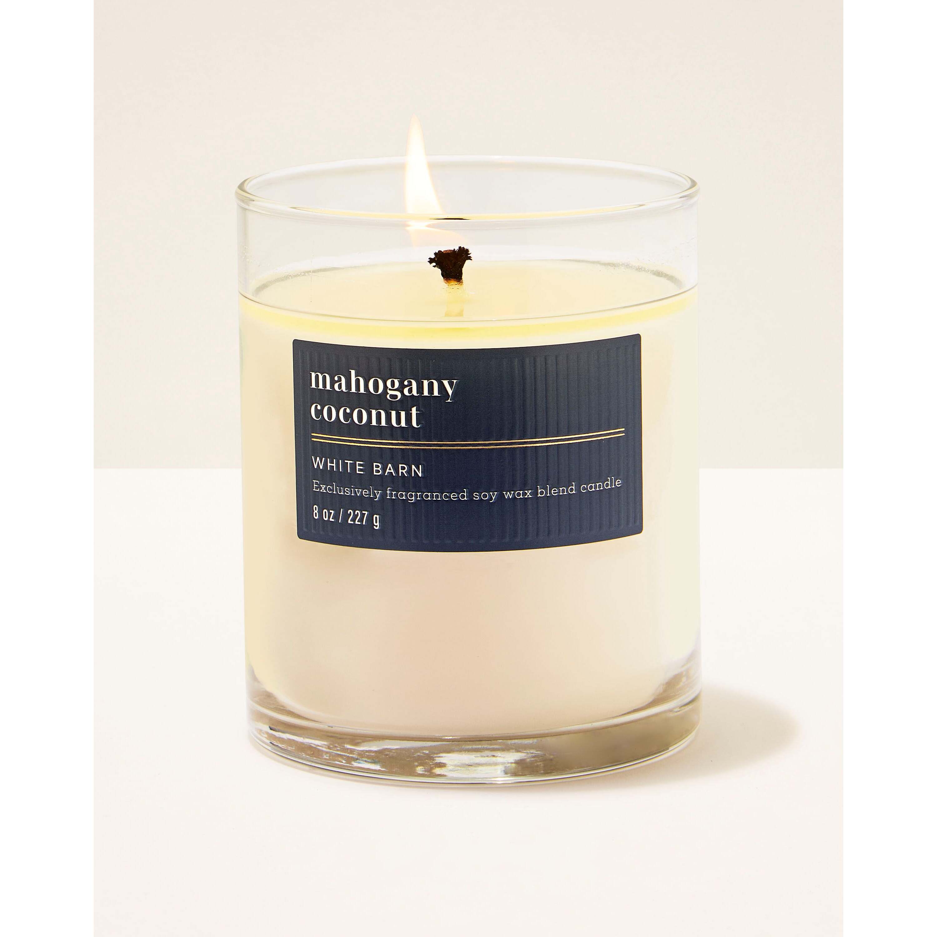 Mahogany Coconut Single Wick Candle