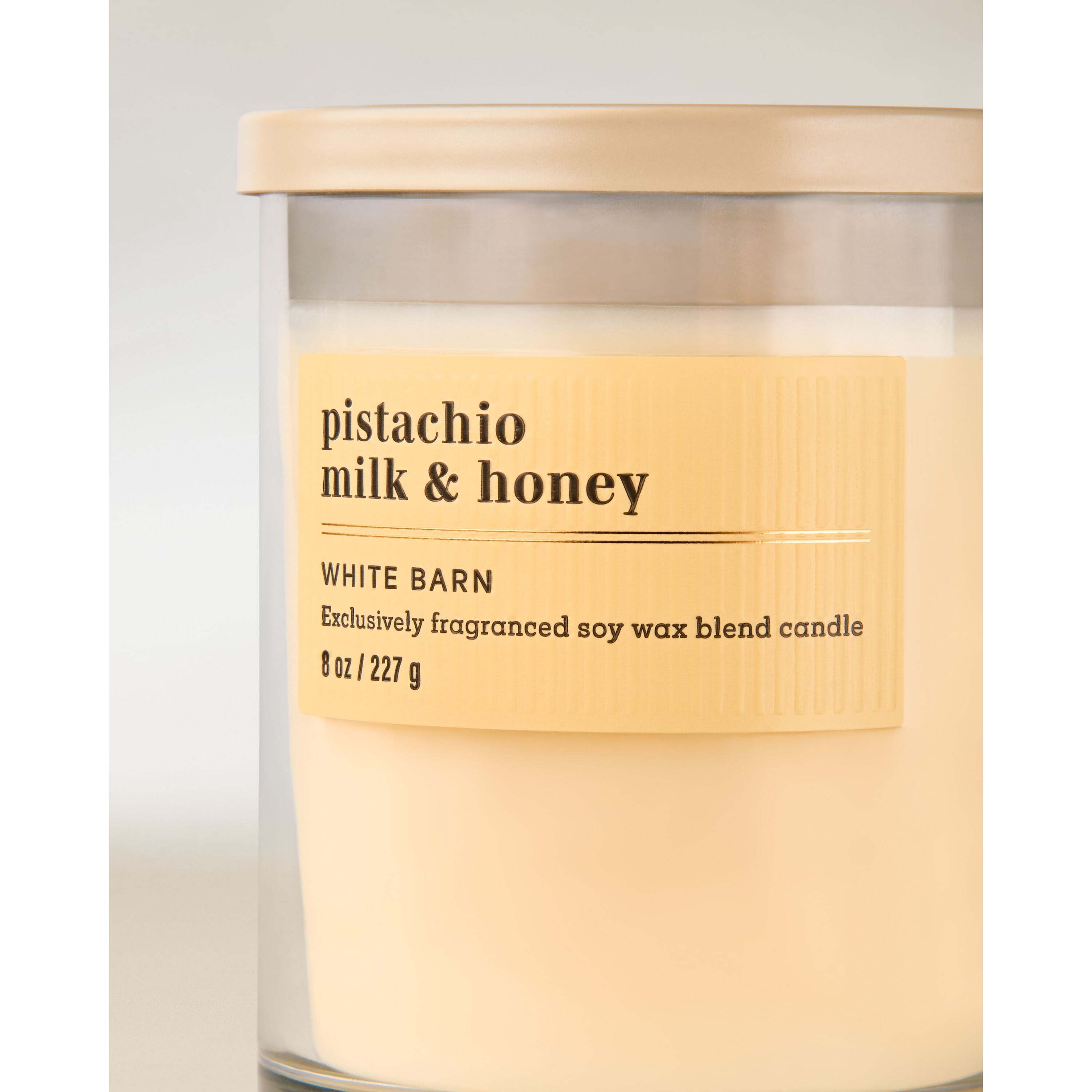Pistachio Milk & Honey Single Wick Candle - Image 2