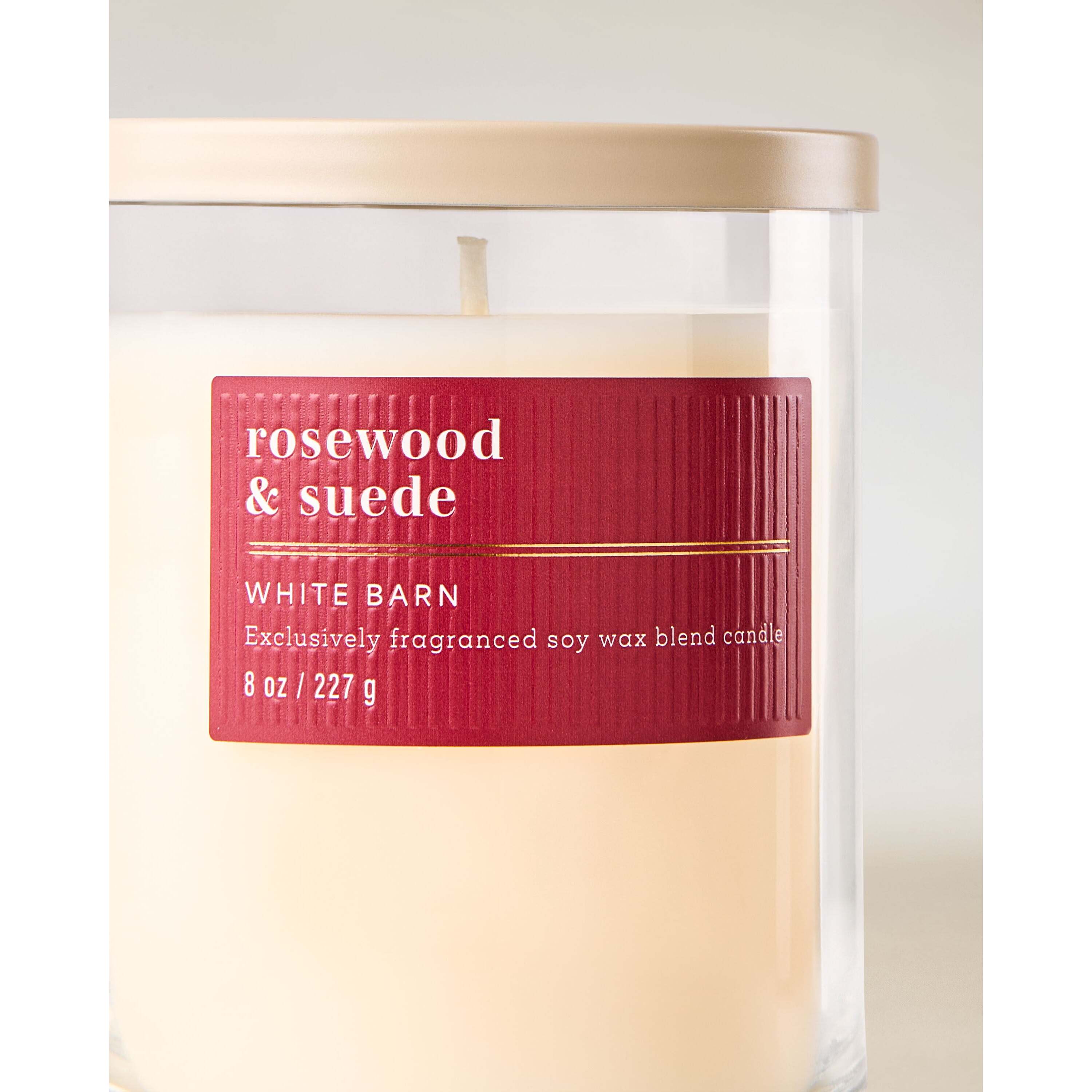 Rosewood & Suede Single Wick Candle - Image 2
