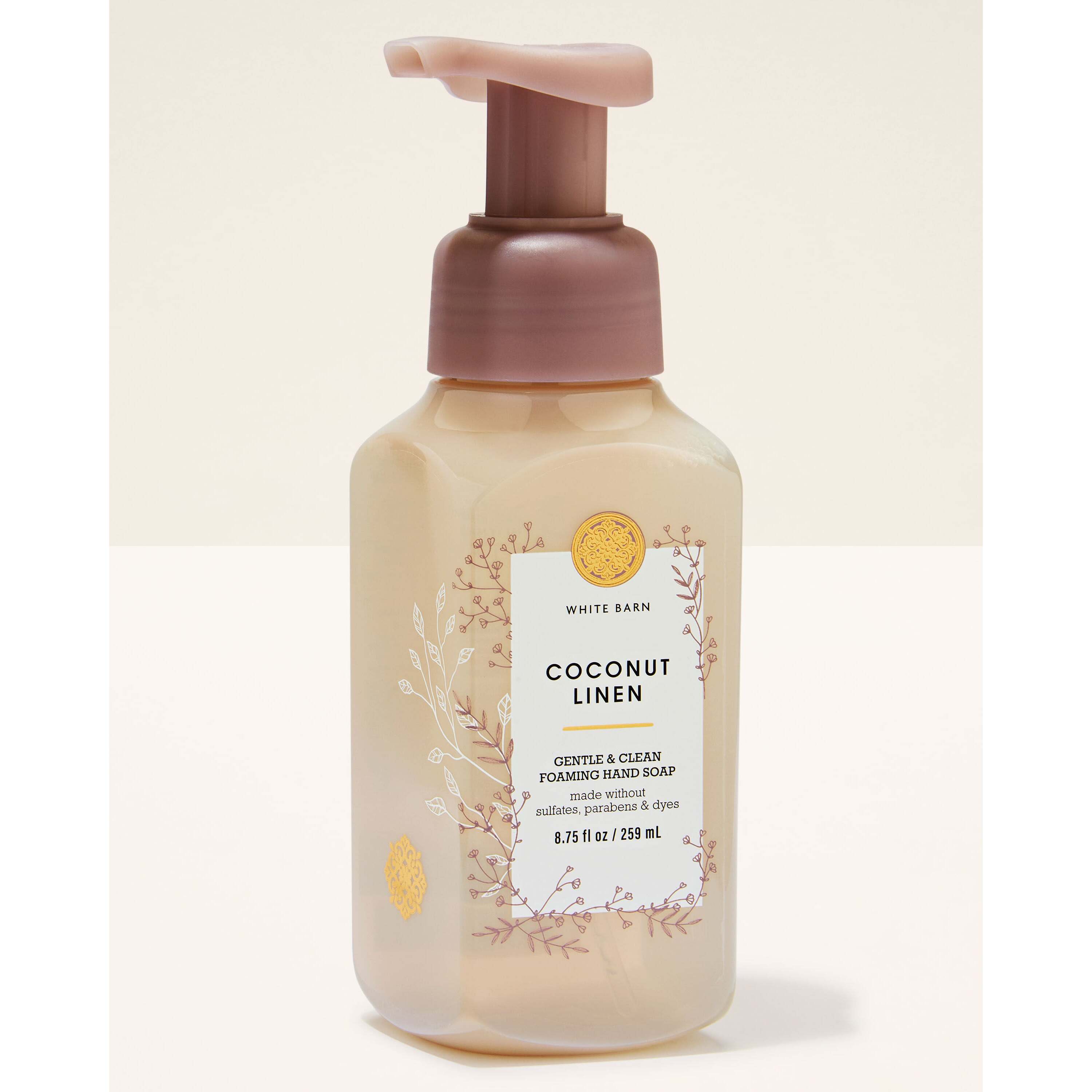 Coconut Linen Gentle & Clean Foaming Hand Soap