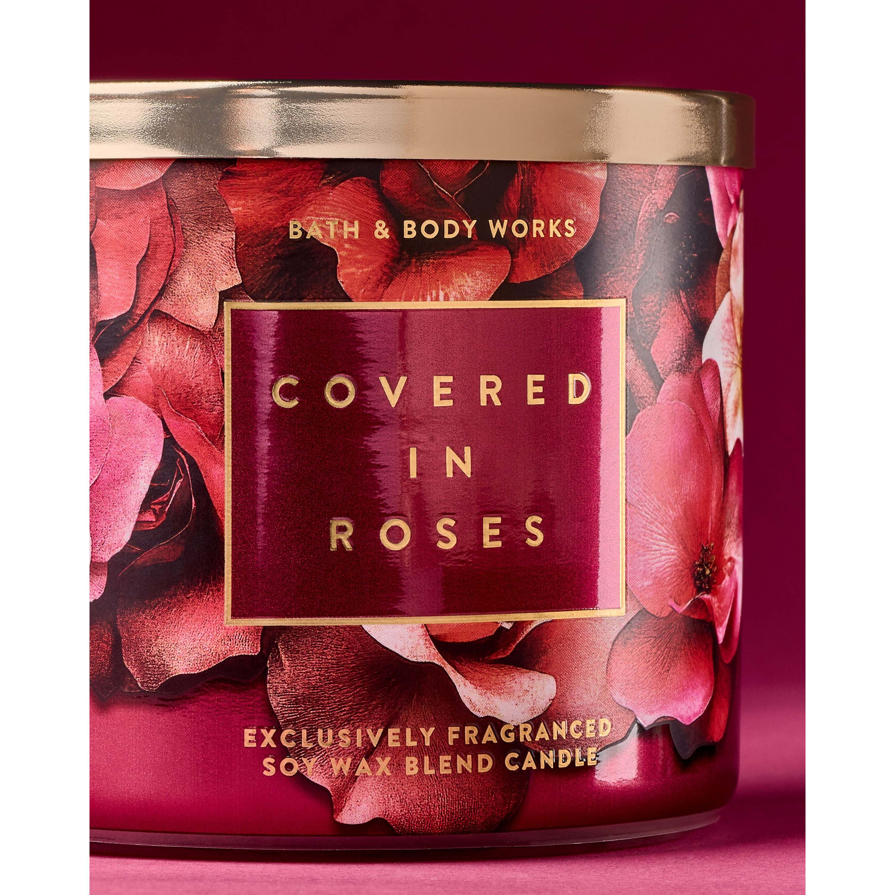 Covered In Roses 3-Wick Candle - Image 2