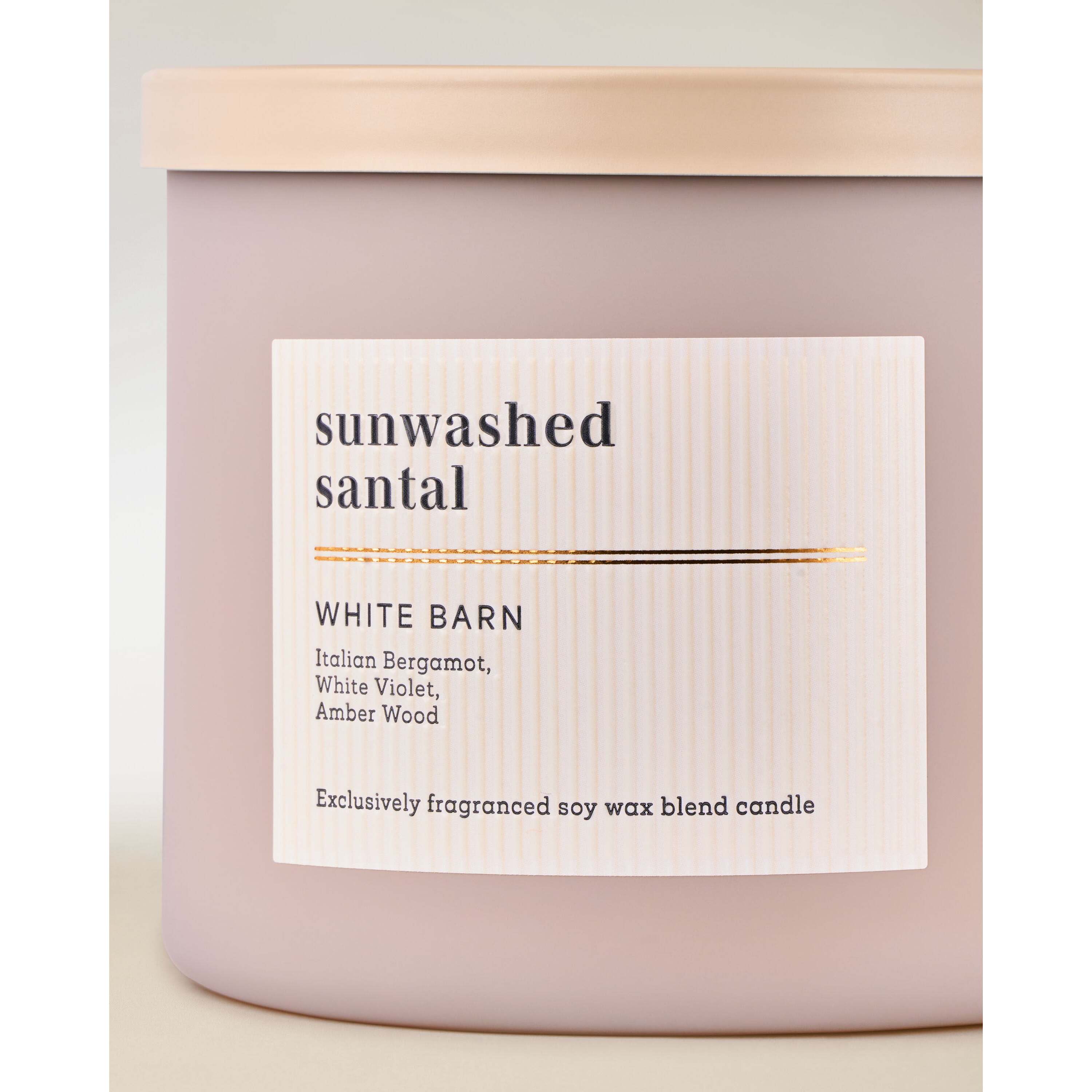 Sunwashed Santal 3-Wick Candle - Image 2