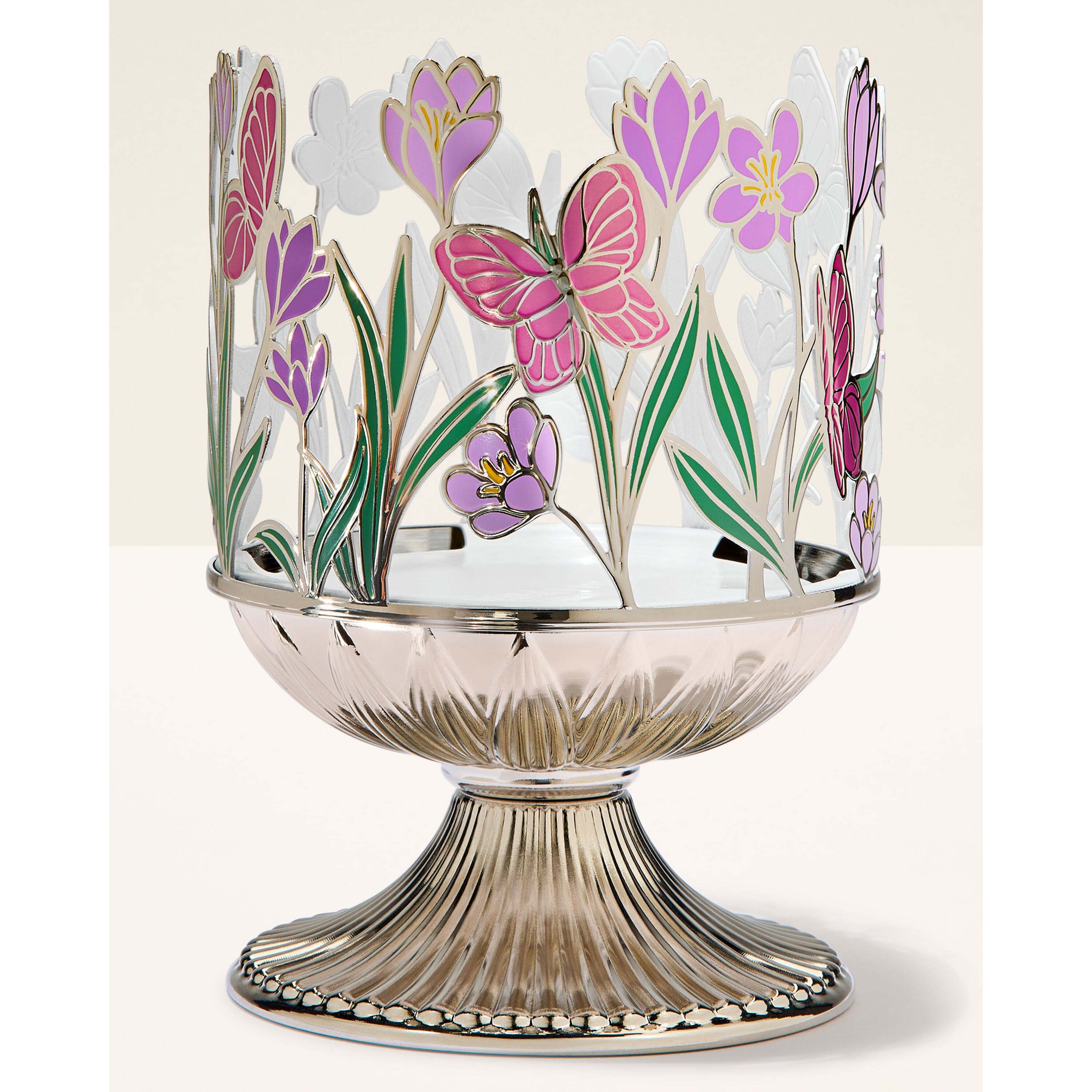 Butterfly 3-Wick Candle Holder