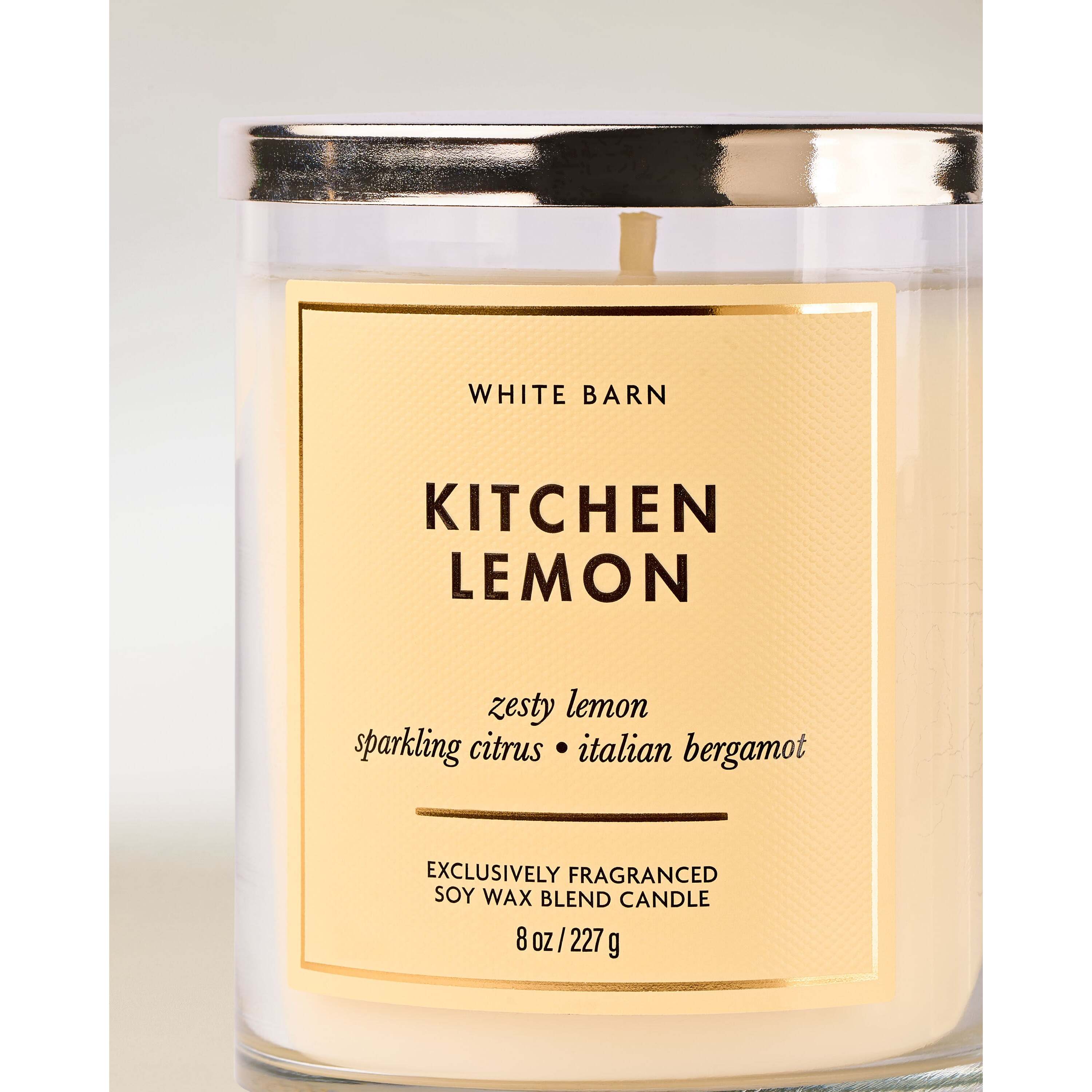 Kitchen Lemon Single Wick Candle - Image 2