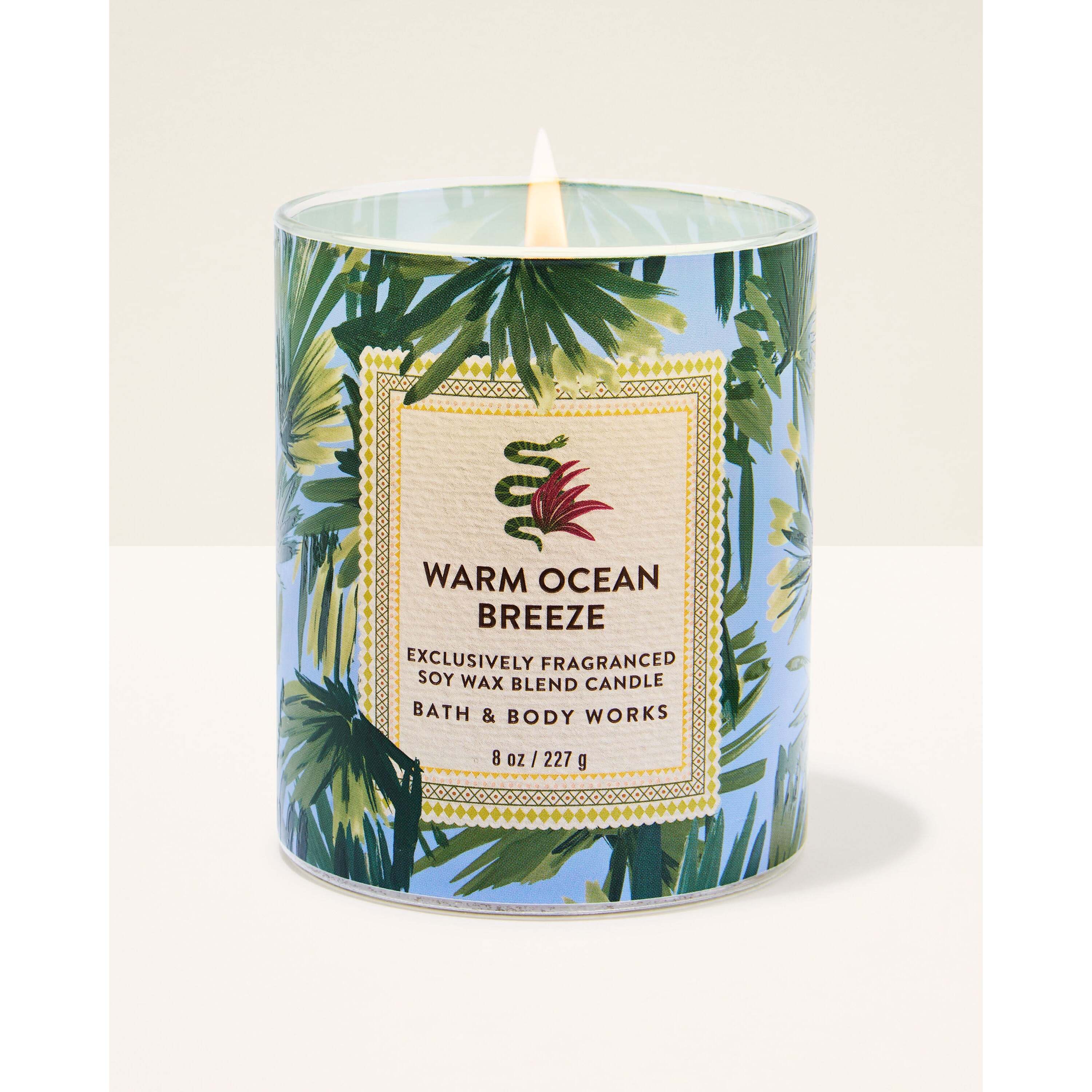 Warm Ocean Breeze Single Wick Candle