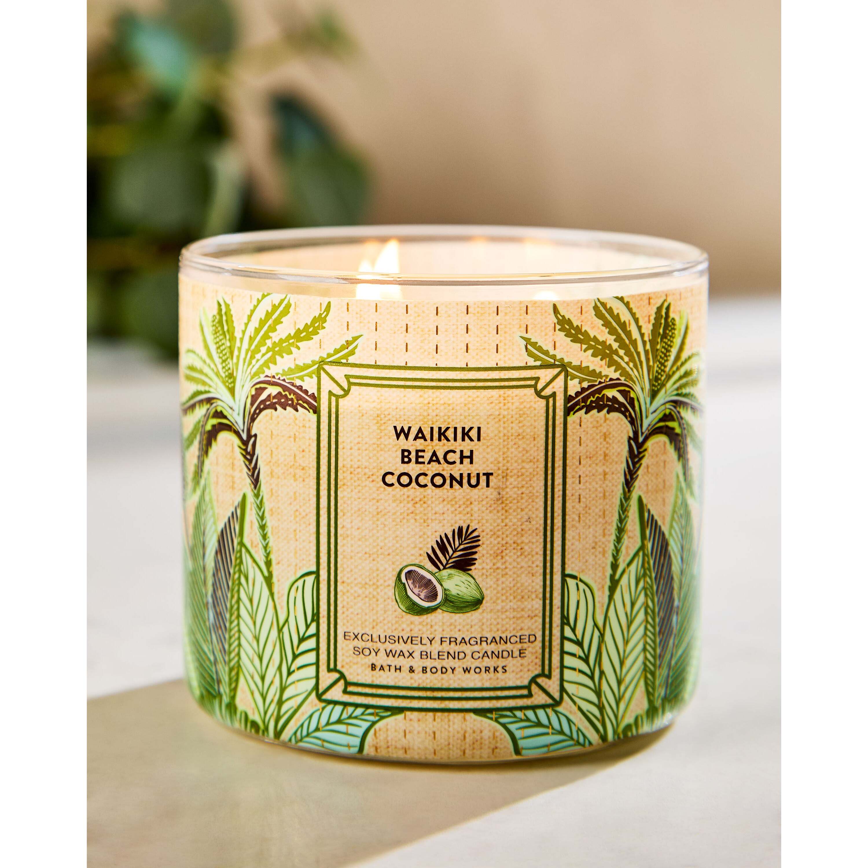 Waikiki Beach Coconut 3-Wick Candle - Image 6